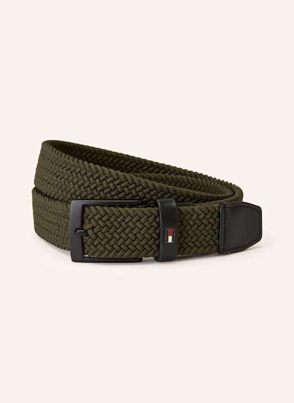 TOMMY HILFIGER Belt ADAN DARK GREEN