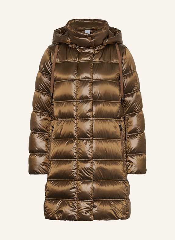 BOGNER Daunenmantel LYNN-D5 mit abnehmbarer Kapuze BRAUN