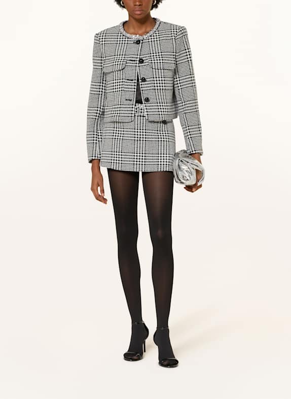 self-portrait Skort ZWART / WIT