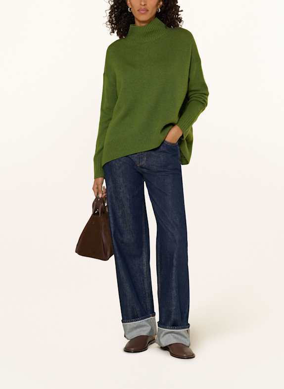 darling harbour Pullover mit Cashmere FOREST GREEN