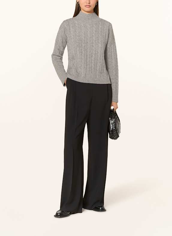 darling harbour Trui met kasjmier GREY MELANGE