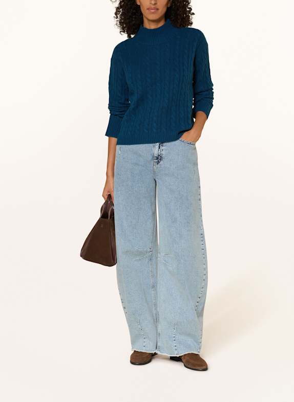 darling harbour Pullover mit Cashmere PETROL