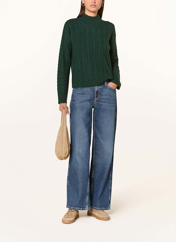 darling harbour Pullover mit Cashmere DARK GREEN