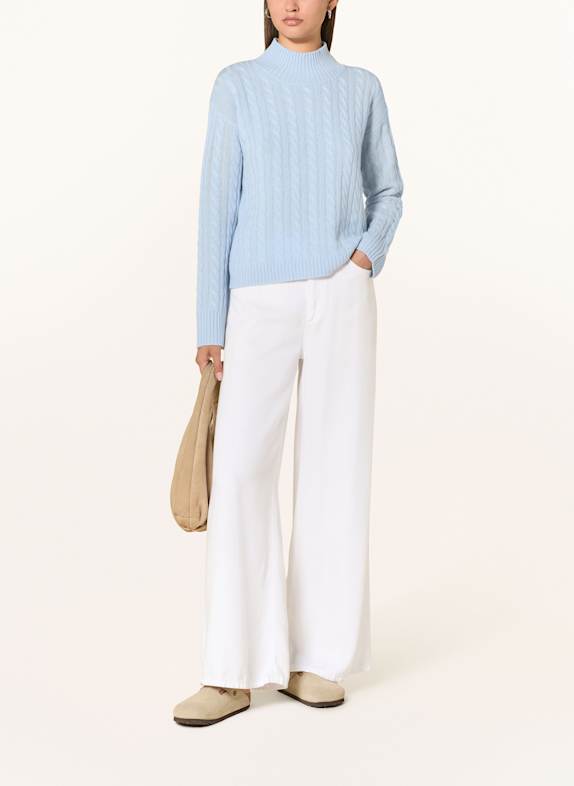 darling harbour Pullover mit Cashmere SKY BLUE