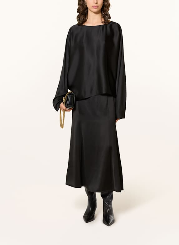 Herskind VAMP satin skirt BLACK