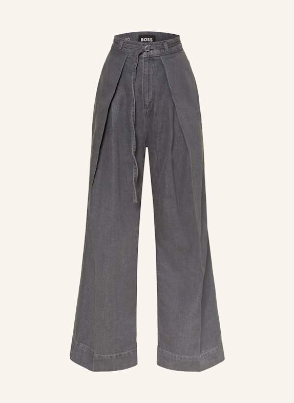BOSS Wide leg jeans CENTRAL 3.0 028 DARK GREY