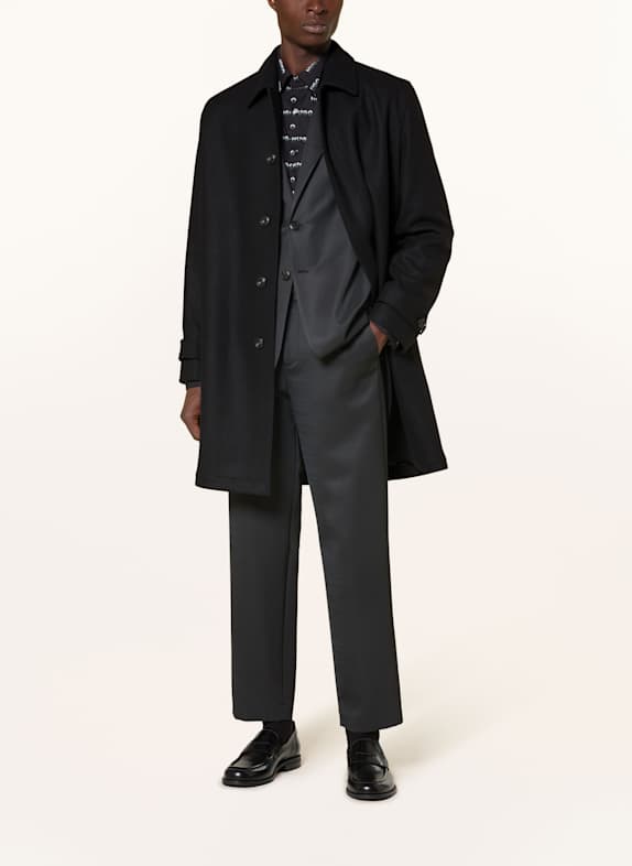 HUGO Wollmantel MAVER2542 SCHWARZ