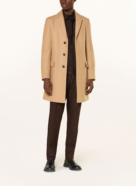 HUGO Wollmantel MIGOR BEIGE