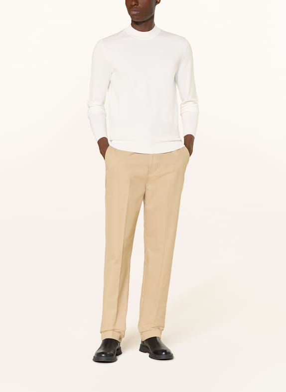 HUGO Sweter SAN MARC-CV BIAŁY