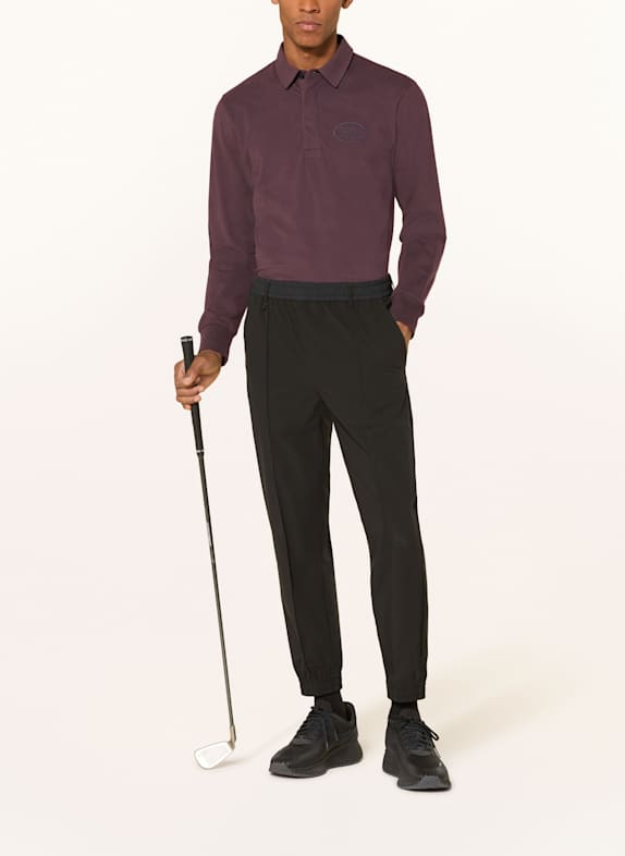 BOSS Functioneel poloshirt HOLE19_PERCY DONKERPAARS