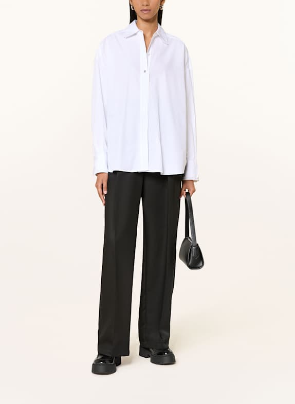 HUGO Oversized-Hemdbluse ECHARMING WEISS