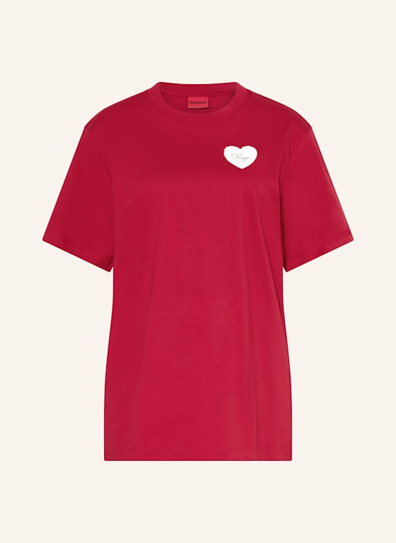 HUGO T-Shirt VINTAGE ROT