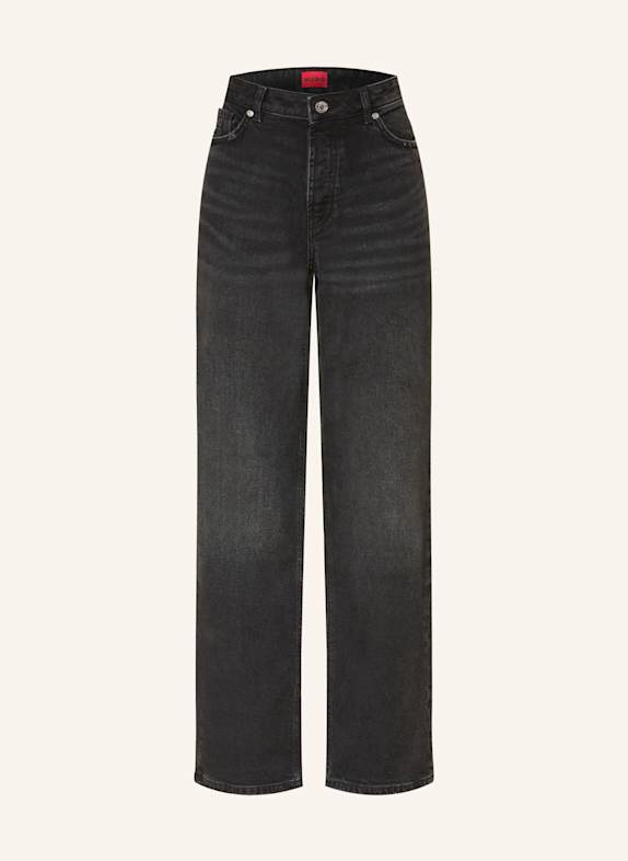 HUGO Straight jeans 937_15 001 BLACK
