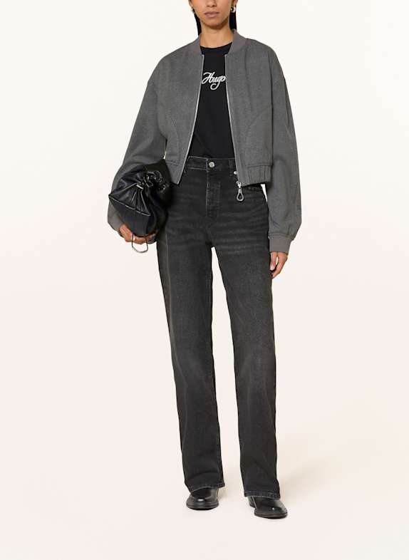 HUGO Straight Jeans 937_15 001 BLACK