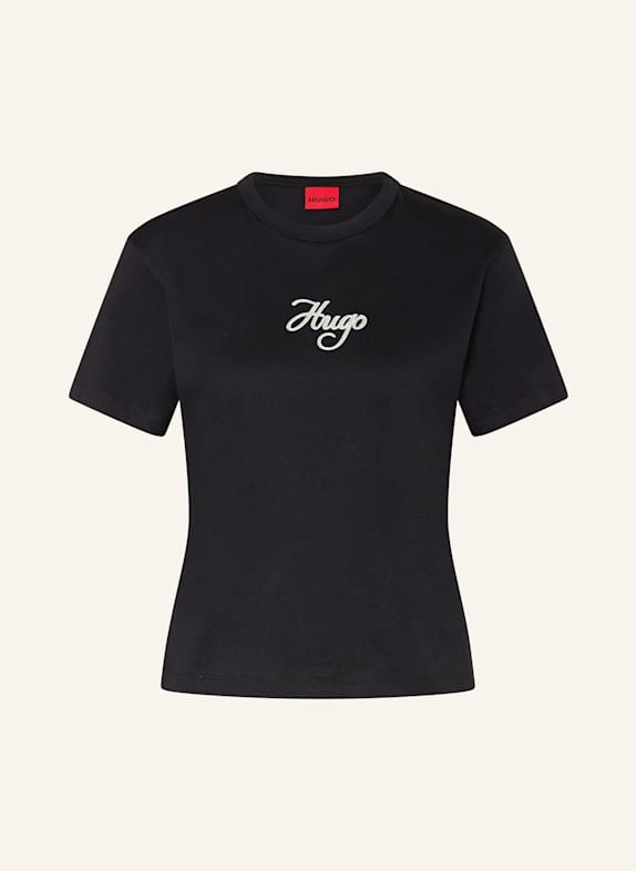 HUGO T-Shirt DESTREL SCHWARZ