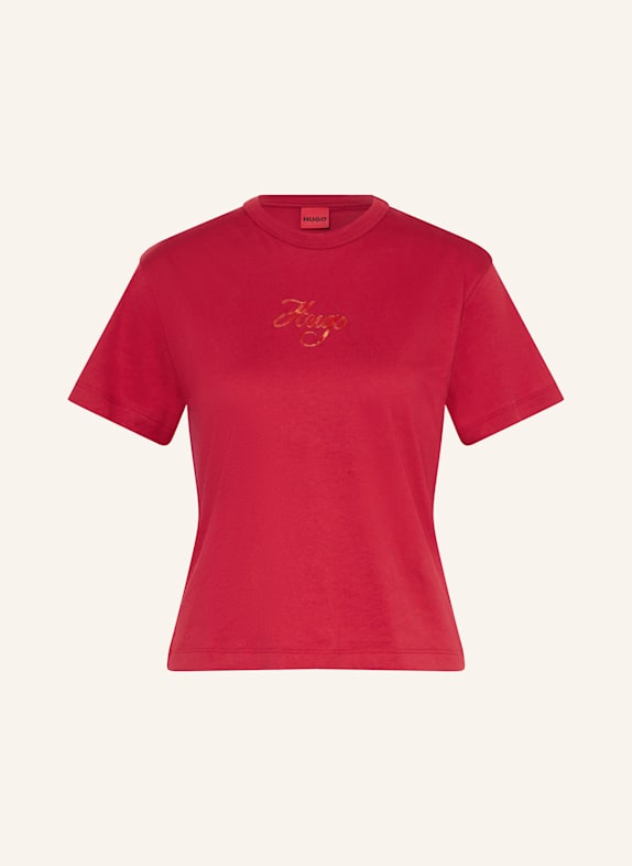 HUGO T-Shirt DESTREL ROT