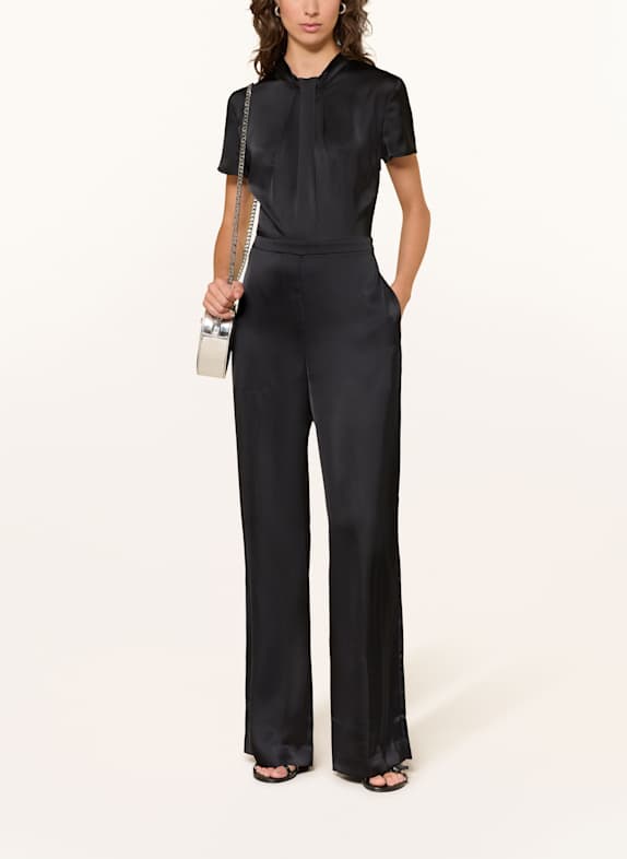 HUGO Satin-Jumpsuit KATENE SCHWARZ