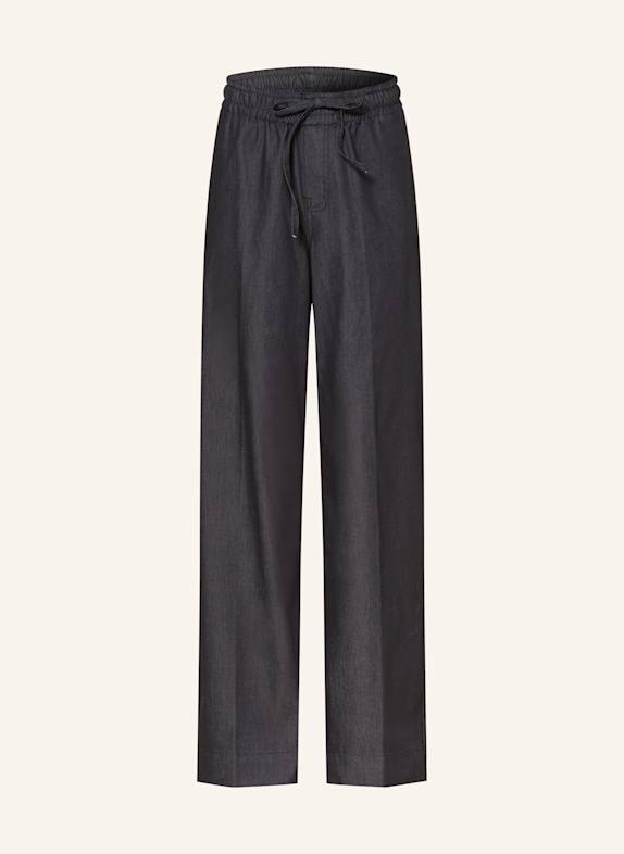 MRS & HUGS Wide leg trousers DARK BLUE