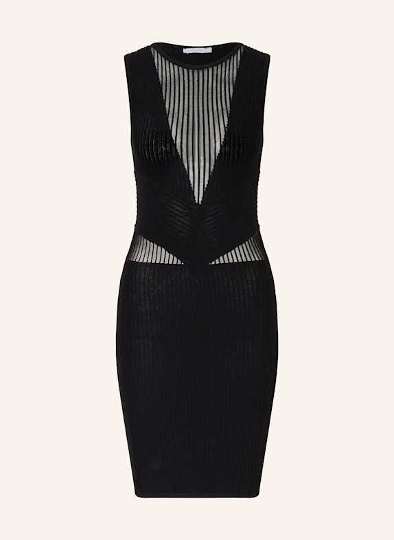 PATRIZIA PEPE Strickkleid SCHWARZ