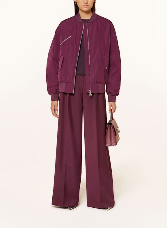 PATRIZIA PEPE Blouson GIUBBOTTO ROUGE FONCÉ