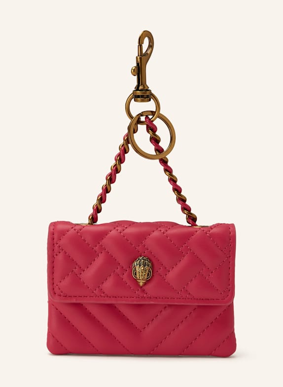 KURT GEIGER Zawieszka do torby KENSINGTON MOCNORÓŻOWY