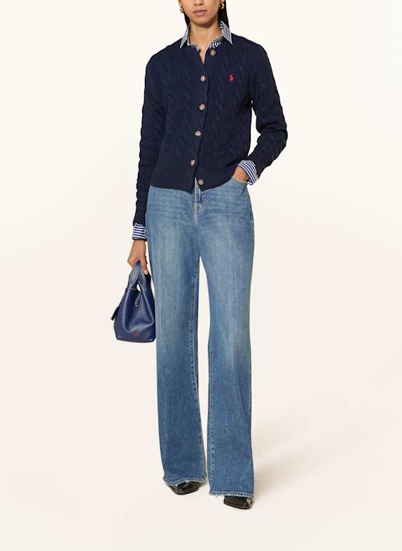 POLO RALPH LAUREN Strikjakke MØRKEBLÅ