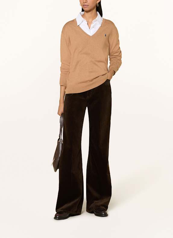 POLO RALPH LAUREN Cordhose DUNKELBRAUN
