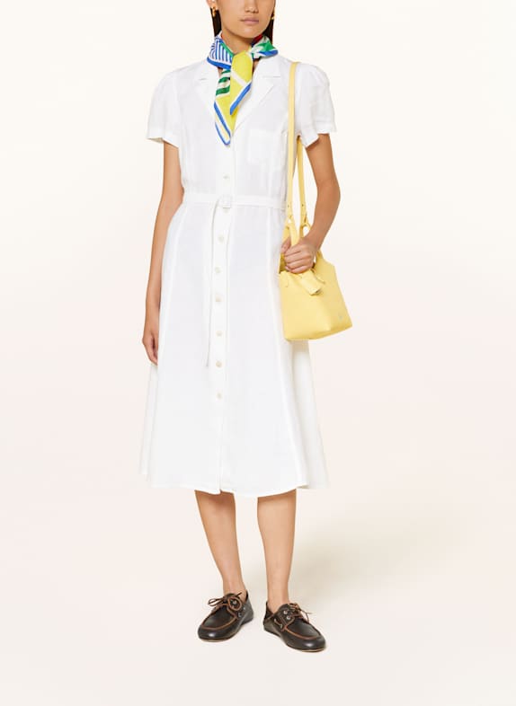 POLO RALPH LAUREN robe en lin BLANC