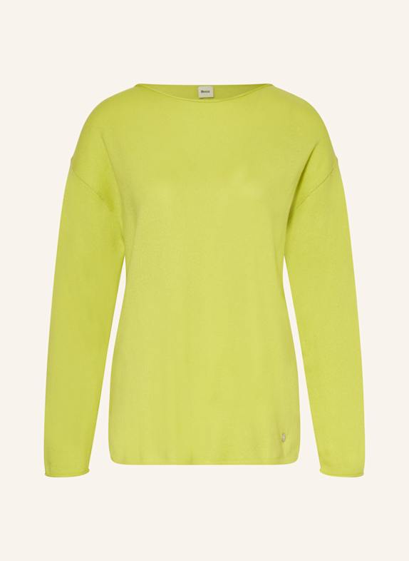 BRAX Sweter LIZ JASKRAWY ZIELONY