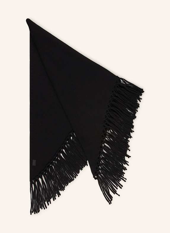 Cashmere scarf MAYA Scarf TORNADO BLACK