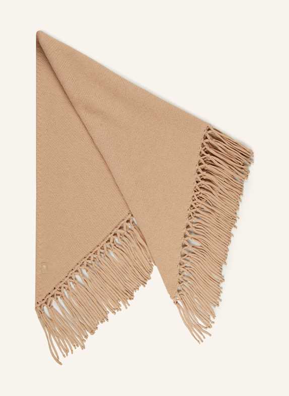 Cashmere scarf MAYA Scarf TORNADO CAMEL