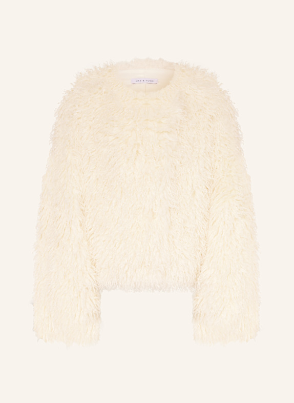 MRS & HUGS Kunstfell-Jacke ECRU