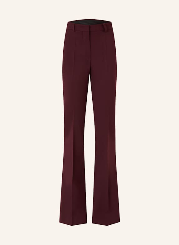 SPORTMAX Pantalon marinière FEBE ROUGE FONCÉ