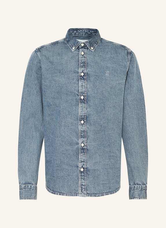 LES DEUX Koszula jeansowa KONRAD comfort fit NIEBIESKI