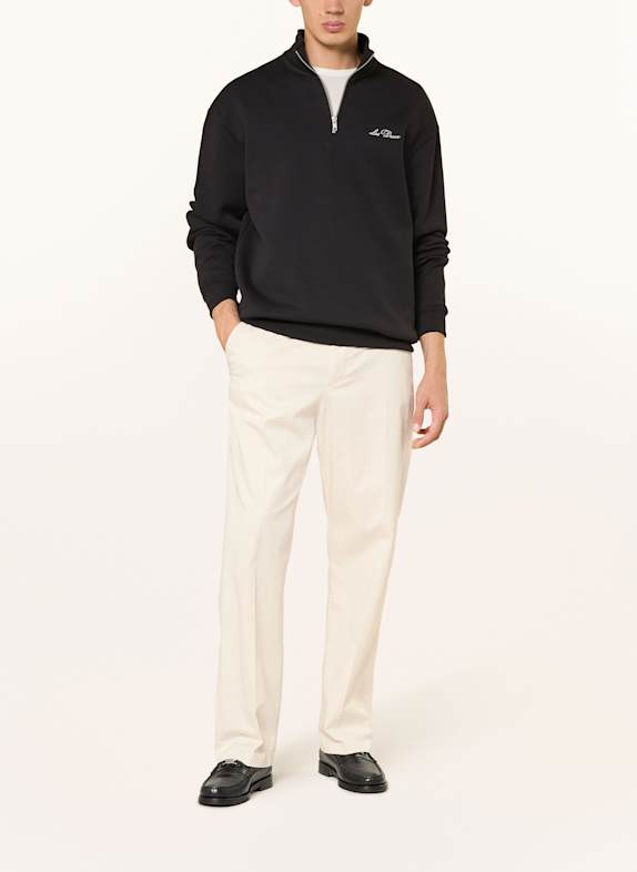 LES DEUX Sweatshirt CREW ZWART