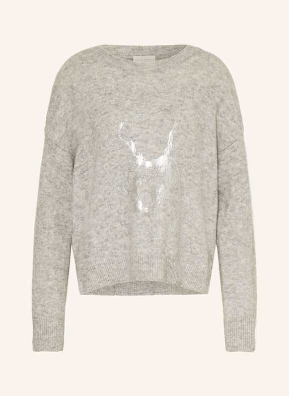 MILANO ITALY Sweater GRAY/ SILVER
