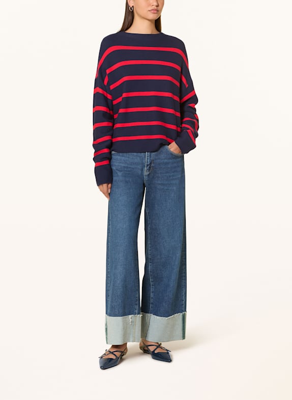 ARMEDANGELS Trui MERINAA DONKERBLAUW / ROOD