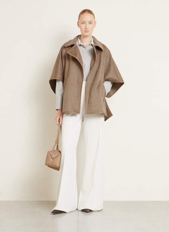Max Mara Cashmere-Cape CORSARO HELLBRAUN