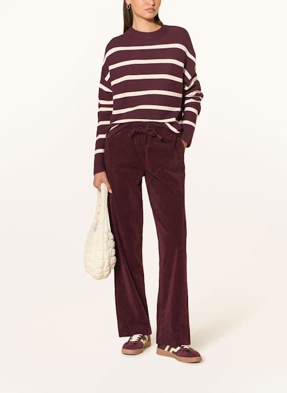 ARMEDANGELS Cordhose JAIMILAA im Jogging-Stil DUNKELROT