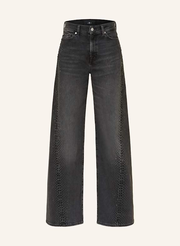 7 for all mankind Wide Leg Jeans TWISTED LOTTA mit Schmucksteinen 1NU Bottomline