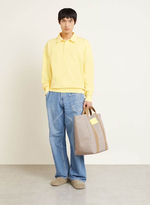 JW ANDERSON rugbyshirt GEEL