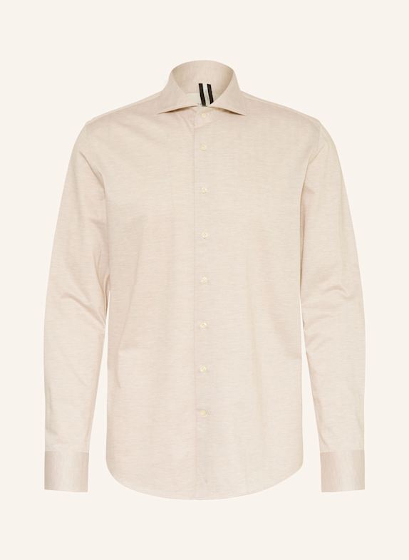 PROFUOMO Koszula regular fit BEŻOWY