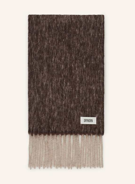 DRYKORN Alpaka-Schal DUNKELBRAUN