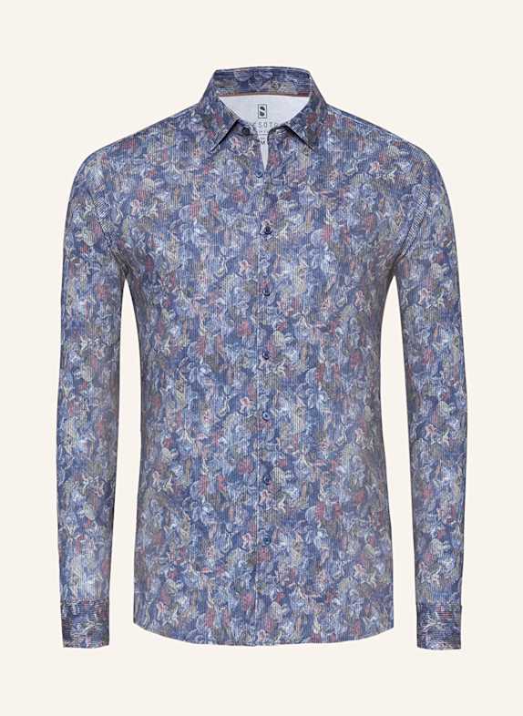 DESOTO Jerseyhemd Slim Fit BLAU