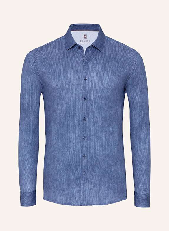 DESOTO Jerseyhemd Slim Fit BLAU