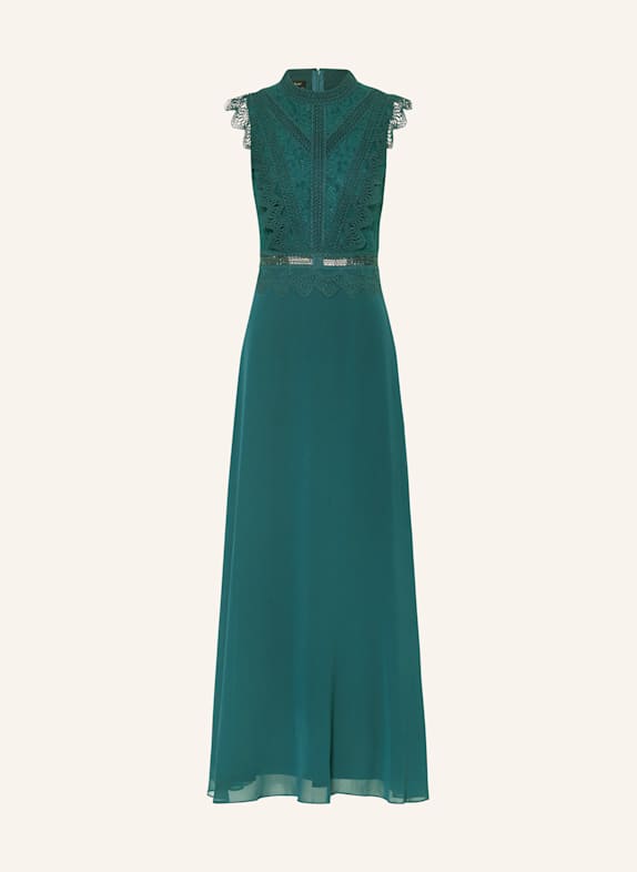 APART Abendkleid mit Lochspitze PETROL