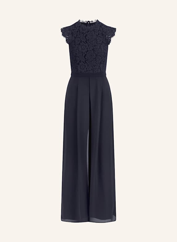 APART Jumpsuit mit Spitze DUNKELBLAU