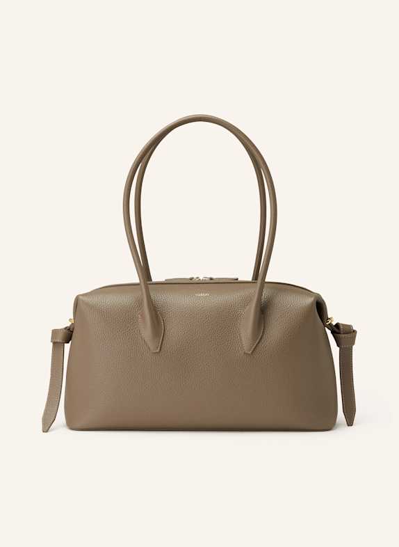 YUZEFI Schultertasche BRIOCHE DUFFLE TAUPE