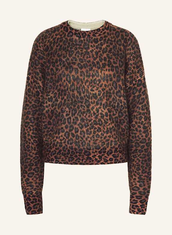 Lala Berlin Pullover KIRA BRAUN / SCHWARZ / DUNKELLILA