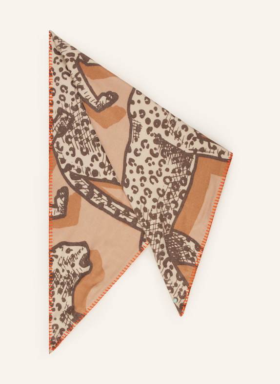 CODELLO Dreickstuch BEIGE / GRAU / CREME